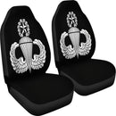 Winged Diamond Logo Premium Custom Car Seat Covers Decor Protectors