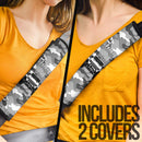 White Jeep Camouflage Car Seat Belt Cover Custom Car Accessories