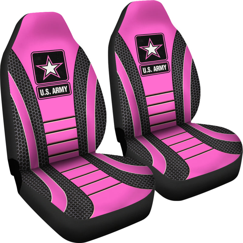 US ARMY Pink Premium Custom Car Seat Covers Decor Protectors