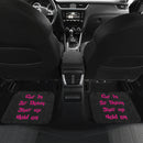 Get In Sit Down And Hold On Cheshire Cat Car Floor Mats
