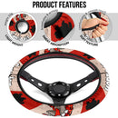 Groudon Pokemon Steering Wheel Cover