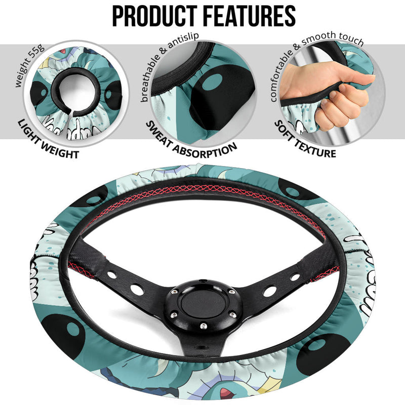 Vaporeon Pokemon Steering Wheel Cover