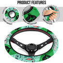 Bulbasaur Pokemon Steering Wheel Cover