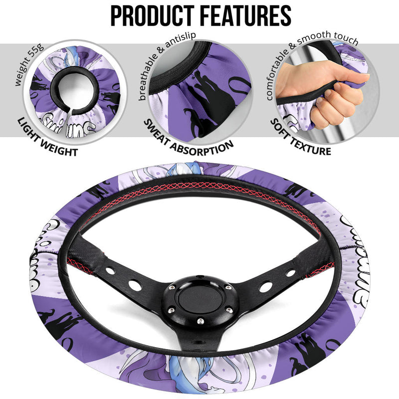 Suicune Pokemon Steering Wheel Cover