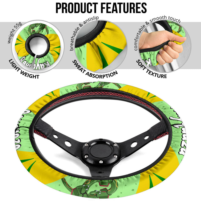 Rayquaza Pokemon Steering Wheel Cover