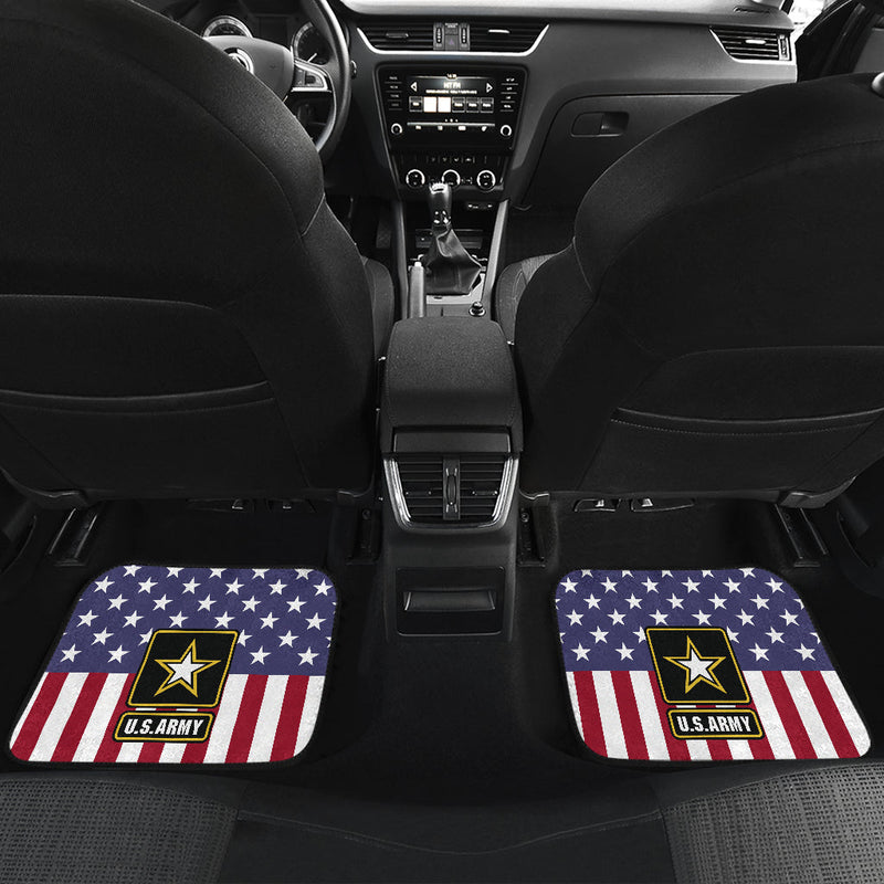 American Flag US Army Car Mats