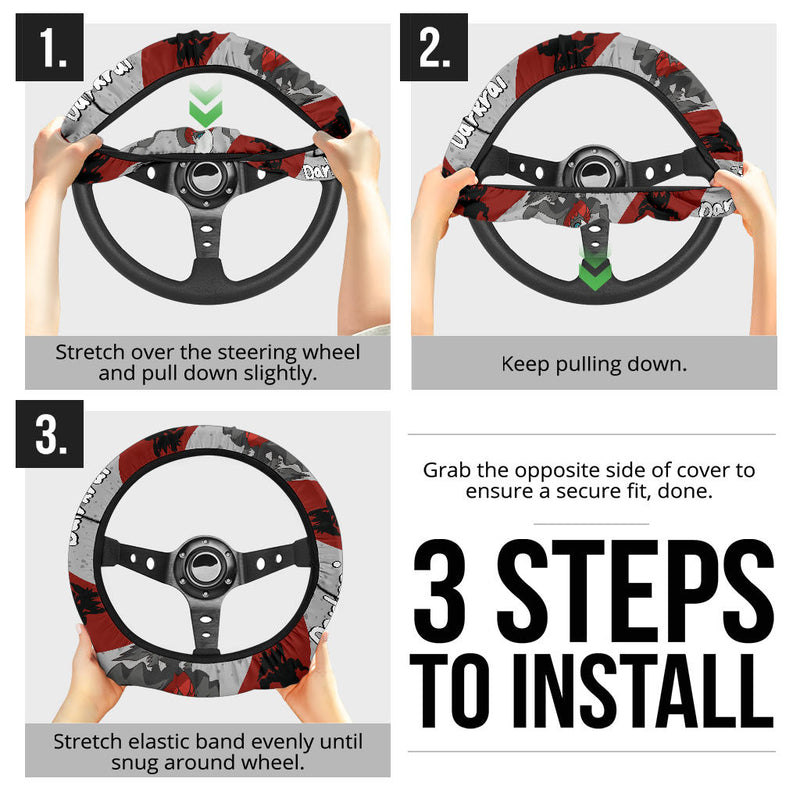 Darkrai Pokemon Steering Wheel Cover