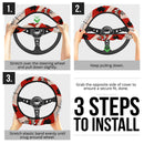 Groudon Pokemon Steering Wheel Cover