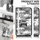 White Jeep Camouflage Car Seat Belt Cover Custom Car Accessories