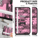 Pink Jeep Camouflage Car Seat Belt Cover Custom Car Accessories