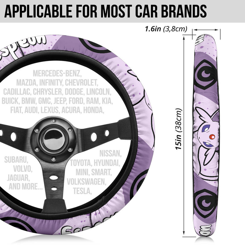 Espeon Pokemon Steering Wheel Cover