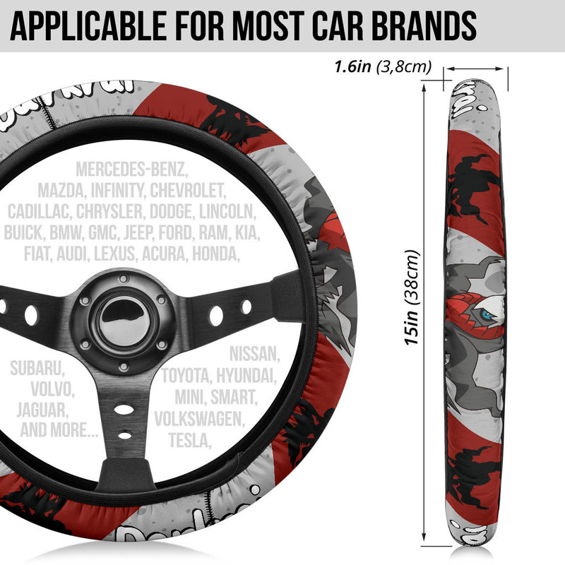 Darkrai Pokemon Steering Wheel Cover