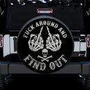 F Around And Find Out Car Spare Tire Cover