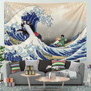 Gai Vs Kisime The Great Wave Tapestry Room Decor