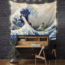 Gai Vs Kisime The Great Wave Tapestry Room Decor