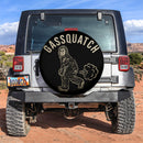 Gassquatch Funny Bigfoot Sasquatch Jeep Car Spare Tire Cover