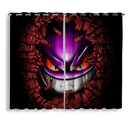 Gengar Ghost Break Wall 2 Window Curtain