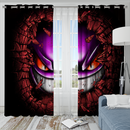 Gengar Ghost Break Wall 2 Window Curtain