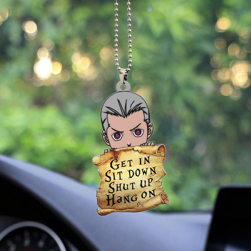 Get In Sit Down Shut Up Hang On Naruto Anime 4 Car Ornament Custom Car Accessories Decorations