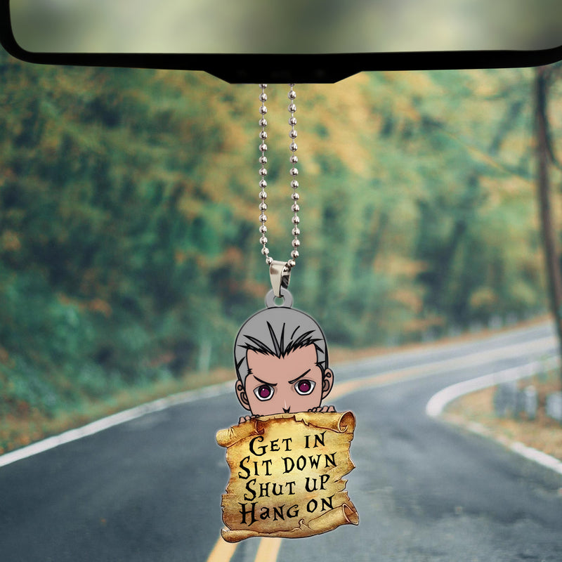 Get In Sit Down Shut Up Hang On Naruto Anime 4 Car Ornament Custom Car Accessories Decorations