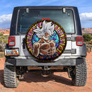 Goku Ultra Instinct Stained Glass Car Spare Tire Cover