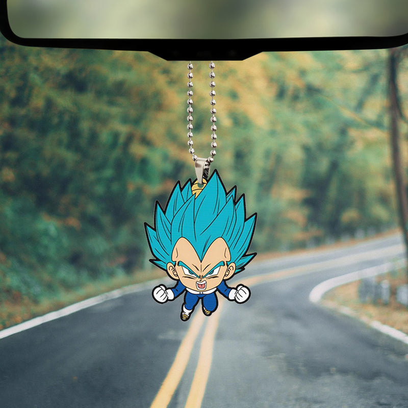 Vegeta Blue Dragon Ball Anime Car Ornament Custom Car Accessories Decorations