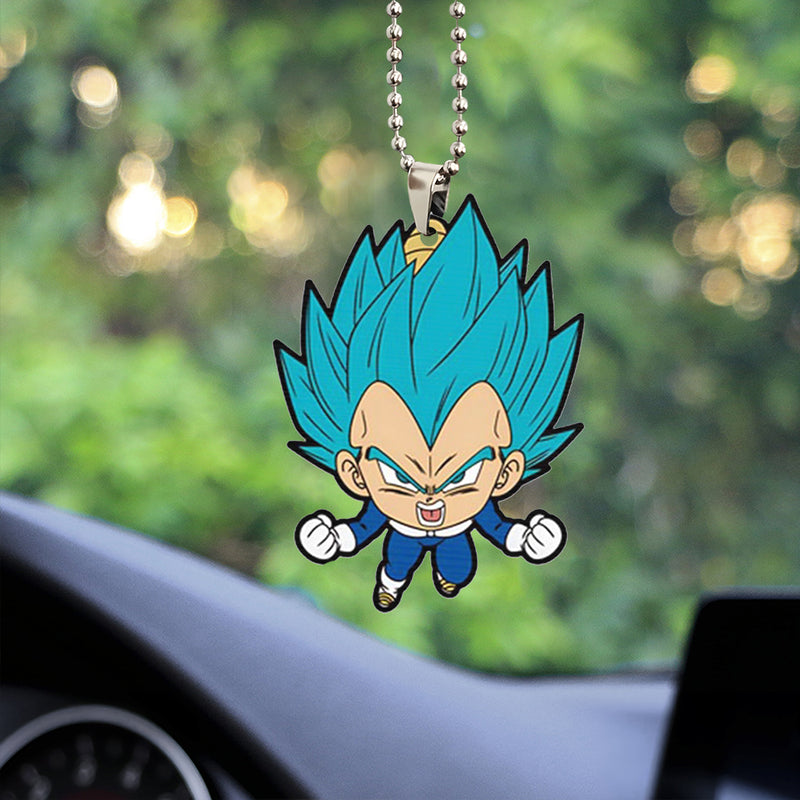 Vegeta Blue Dragon Ball Anime Car Ornament Custom Car Accessories Decorations