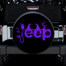 Halloween Jeep Purple Car Spare Tire Cover