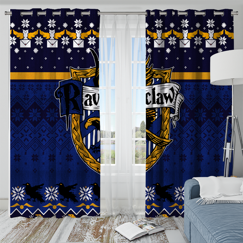 Harry Potter Ravenclaw 1 Christmas Window Curtain