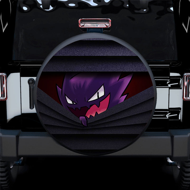 Haunter Pokemon Hide Car Spare Tire Covers Gift For Campers