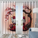 Hello Kitty Cherry Blossom Window Curtain