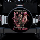 I Am The Storm Skull Car Spare Tire Cover