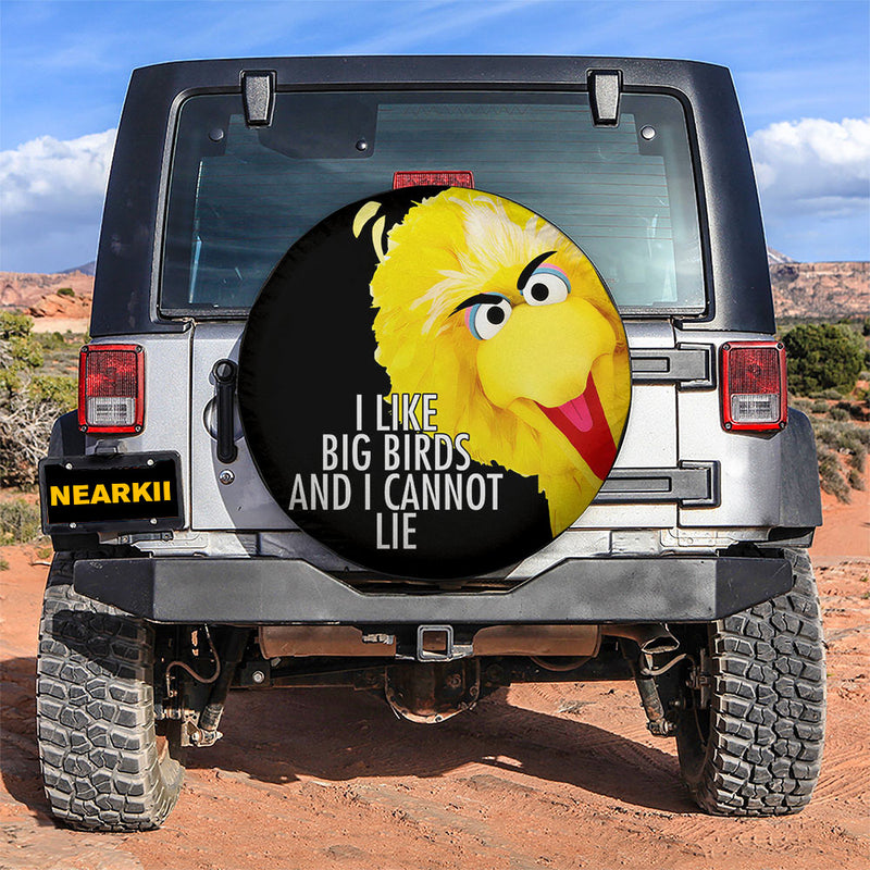 I Like Big Bird Car Spare Tire Cover