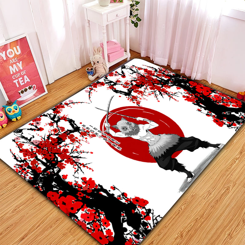 Inosuke Demon Slayer Japan Style Carpet Rug Home Room Decor