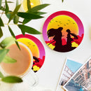 Inuyahsa Sunset Ceramic Drink Coasters