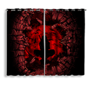 Itachi Break Wall Window Curtain