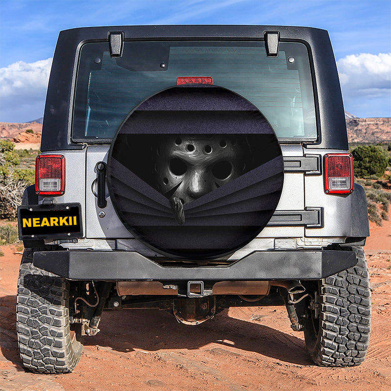 Jason Voorhees Horror Hide Car Spare Tire Cover