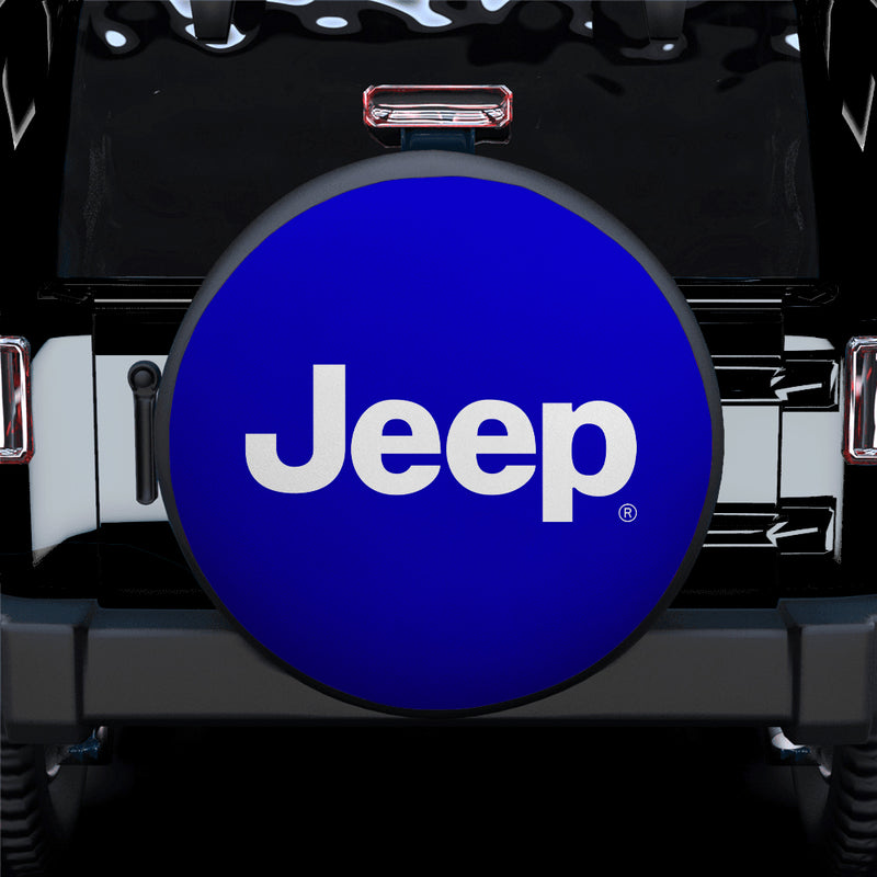 Jeep Blue Car Spare Tire Cover