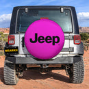 Jeep Pink Car Spare Tire Cover