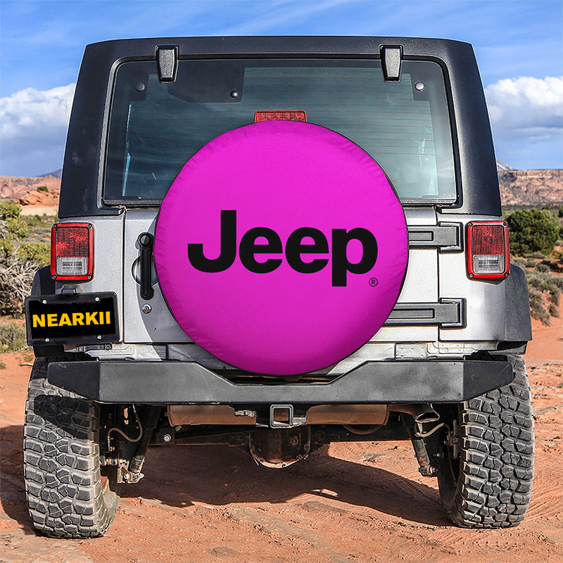 Jeep Pink Car Spare Tire Covers Gift For Campers