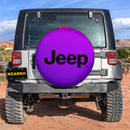 Jeep Purple Car Spare Tire Cover