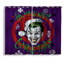 Joker Christmas Window Curtain