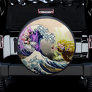 Kid Buu Vs Goku Dragon Ball The Great Wave Japan Car Spare Tire Cover