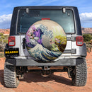 Kid Buu Vs Goku Dragon Ball The Great Wave Japan Car Spare Tire Cover