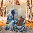 Kyogre Vs Groudon The Great Wave Premium Blanket