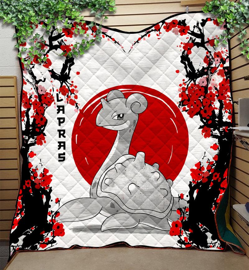 Lapras Japan Style Quilt Blanket