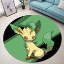 Leafeon Eevee Evolution Round Rug