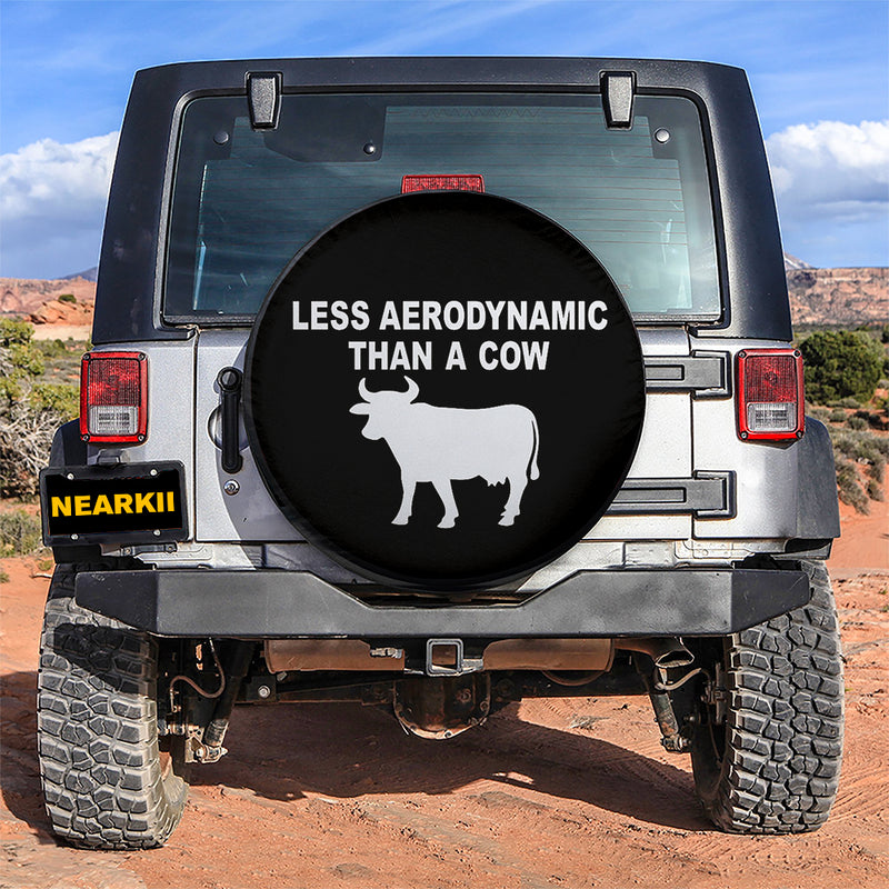 Less Aerodynamic Than A Cow Jeep Car Spare Tire Cover