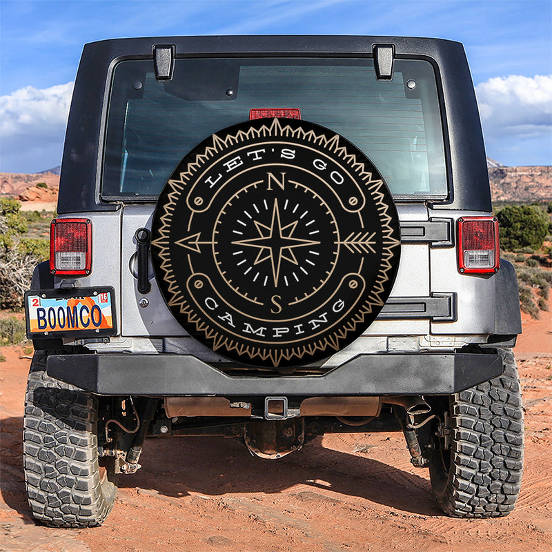 Compass Let Go Camping Car Spare Tire Cover