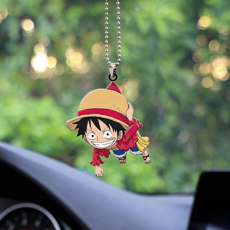Luffy One Piece Car Ornament Custom Car Accessories Decorations